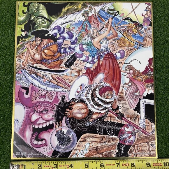 Bandai Ichiban Kuji One Piece WT100 Great Pirate Illustration Shikishi Full Set - Picture 2 of 6